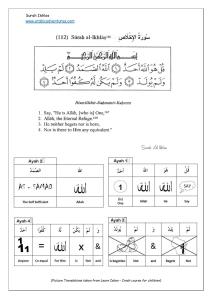 Surah Ikhlas sheet-page-001